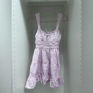 Sunday Best Lavender Casual Kids Dress